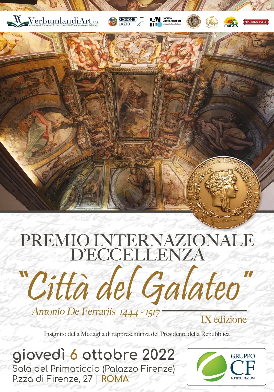Premio letterario d’Eccellenza “Città del Galateo – Antonio de Ferraris” IX Edizione